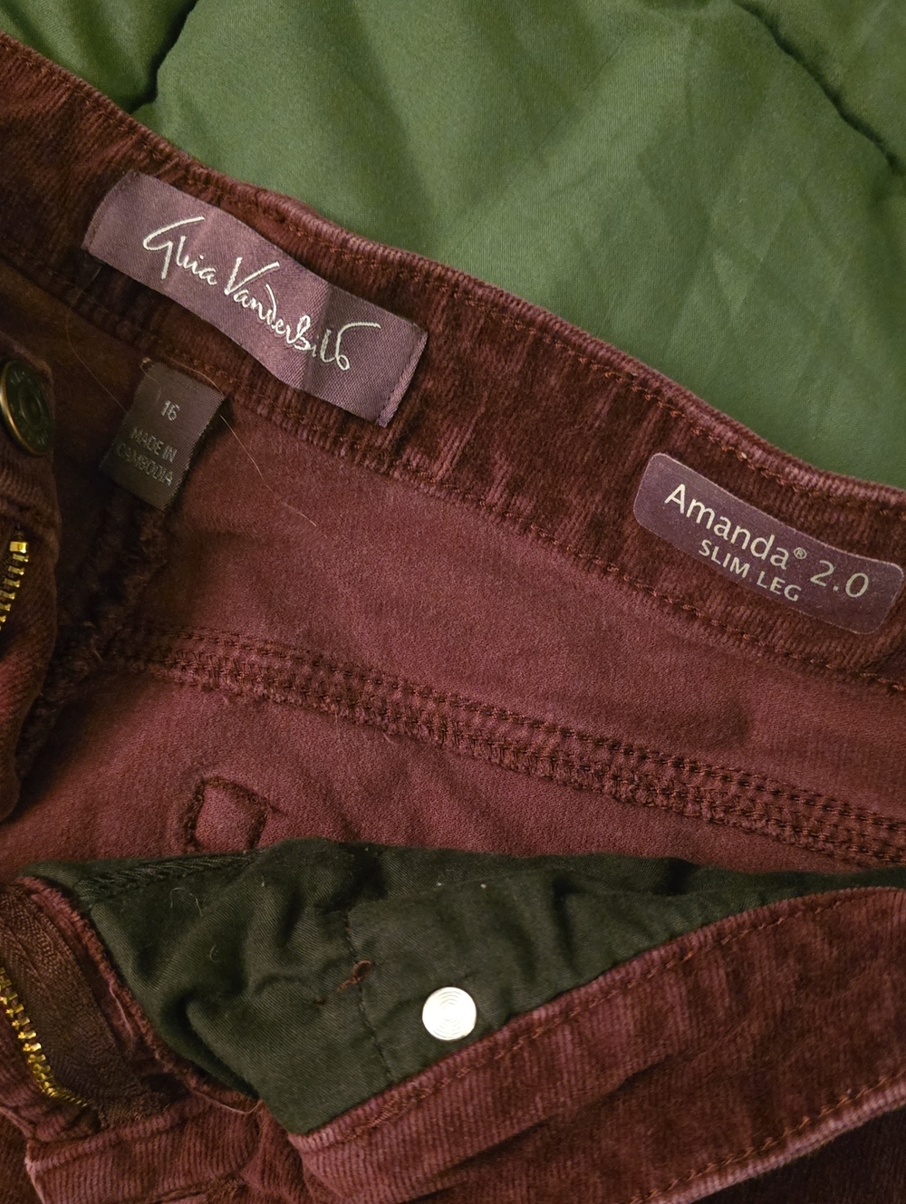 GV Burgundy Cords